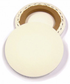 Köralakú festővászon, 20 cm átmérőjű